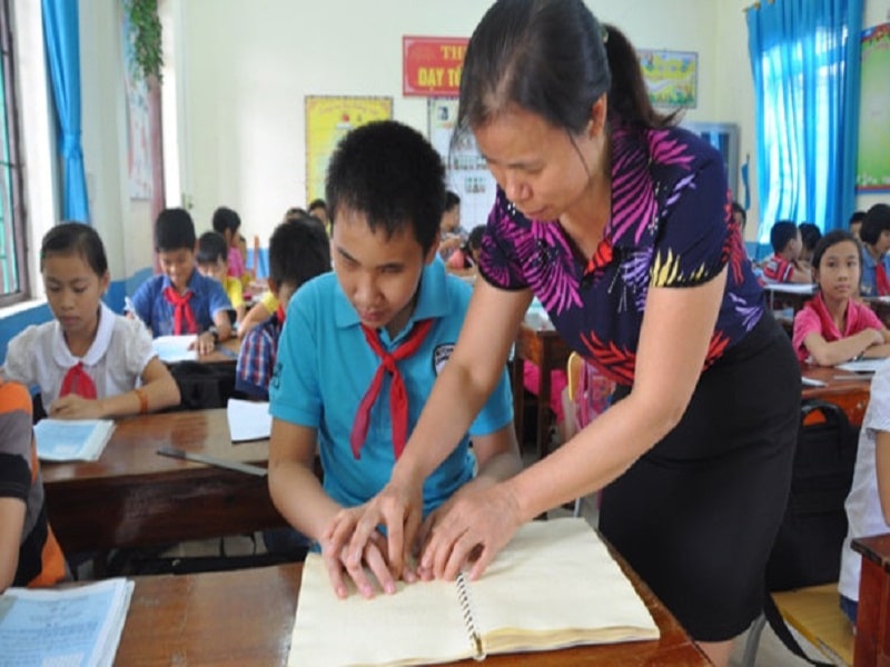 Lớp học cho trẻ em khuyết tật