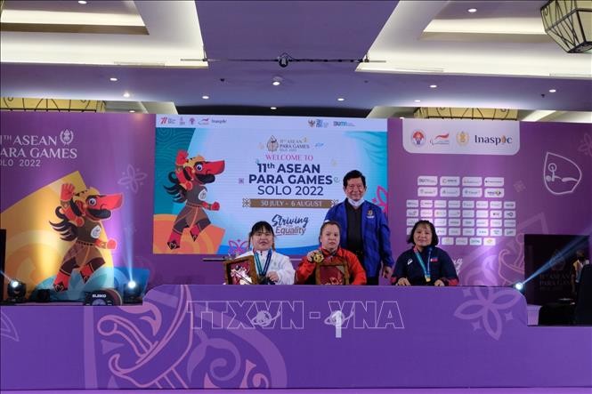 ASEAN Para Games 2022 ngày 1/8: Đoàn Việt Nam giành 12 HCV, 9 HCB và 11 HCĐ