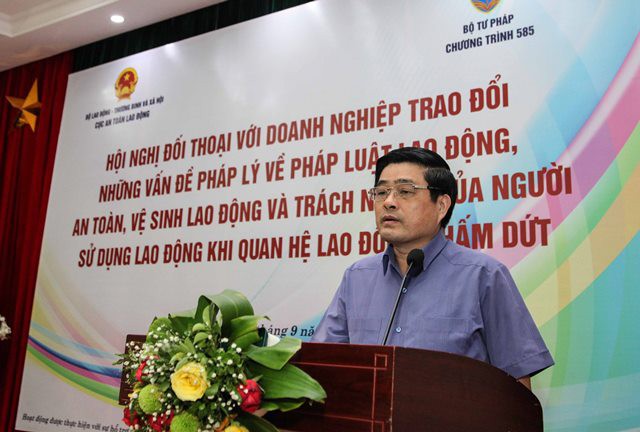 Đối thoại với doanh nghiệp về các vấn đề vướng mắc khi triển khai Luật An toàn vệ sinh lao động - Ảnh 1. Đối thoại với doanh nghiệp về các vấn đề vướng mắc khi triển khai Luật An toàn vệ sinh lao động - Ảnh 1.