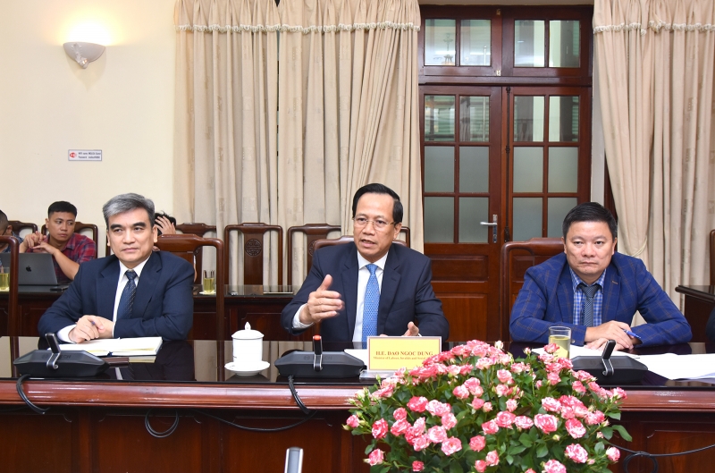 Bộ trưởng Đào Ngọc Dung đề xuất các nội dung hợp tác với UNDP.