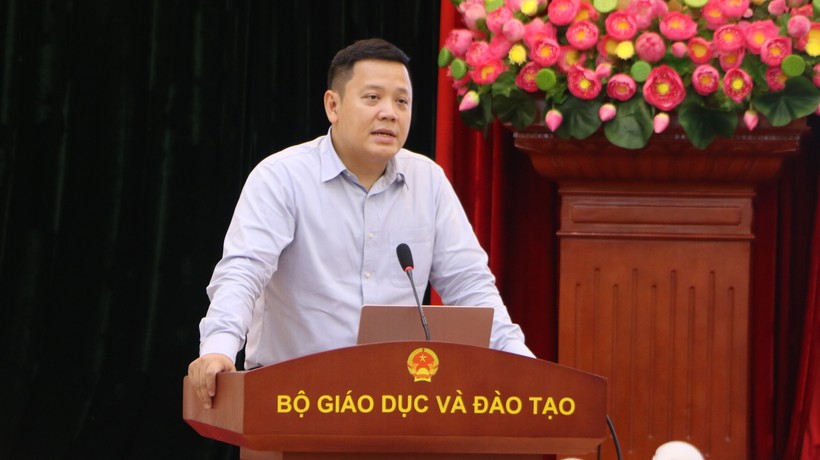 GS Lê Anh Vinh - Viện trưởng Viện KHGD Việt Nam. ảnh 3