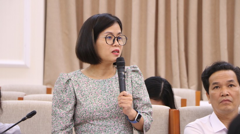 Cô Trịnh Thị Lệ Thu - Phó Hiệu trưởng phụ trách Trường Tiểu học Bình Minh. ảnh 5